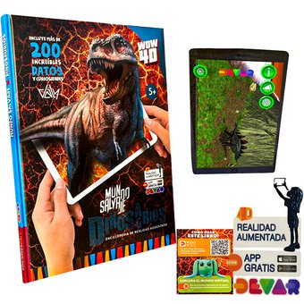 Dinosaurios Mundo Salvaje Enciclopedia de Realidad Aumentada